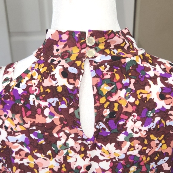 NINE WEST LONG SLEEVES TOP SIZE M ONE CUT OUT SHOULDER NEW WITH TAGS - Picture 8 of 11